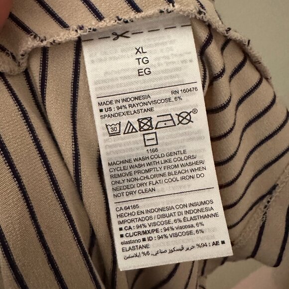 Striped Fit & Flare Dress - Picture 4 of 4